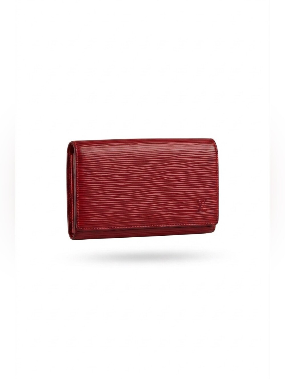 Louis Vuitton Red Epi Leather Tresor Wallet